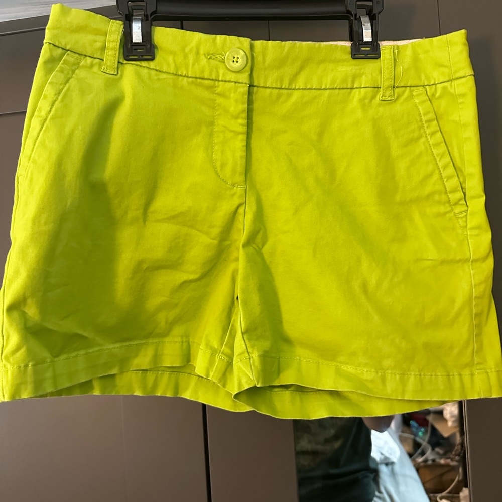 Lime green shorts